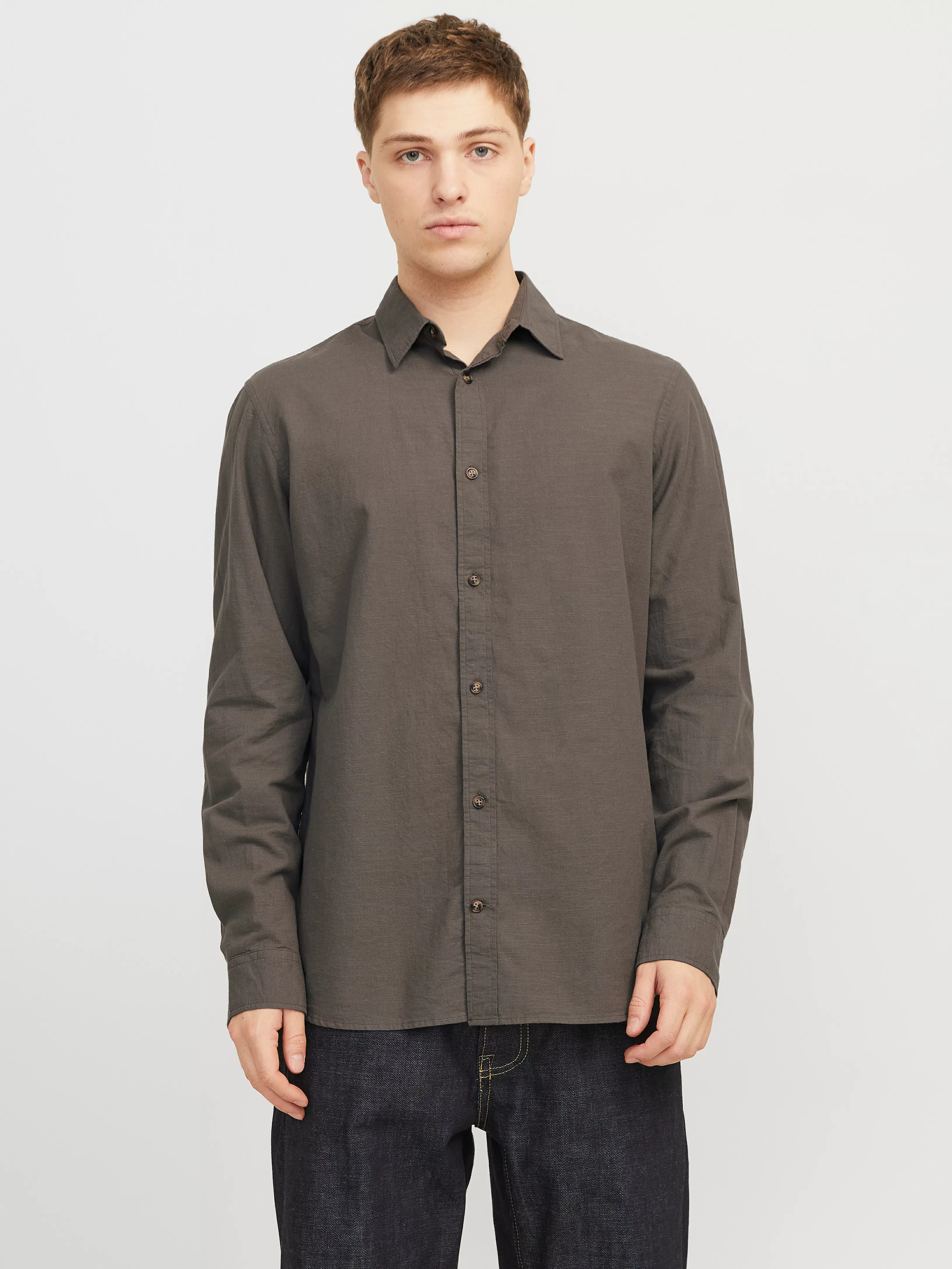 Jack & Jones Langarmhemd "JJESUMMER SHIRT LS SN", mit Hemdkragen günstig online kaufen