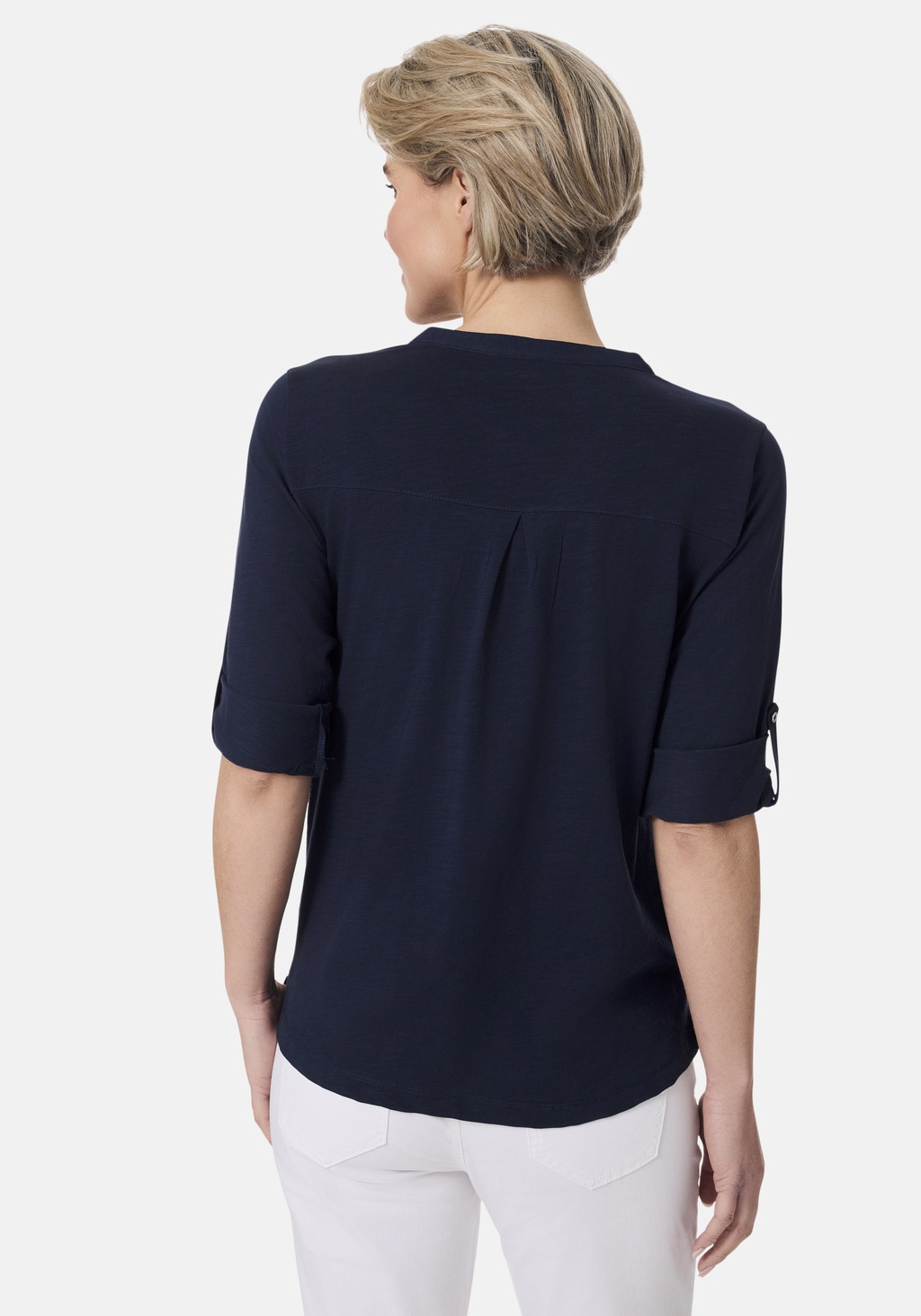 STOOKER WOMEN 3/4-Arm-Shirt "MARIE T-Shirt 3/4 - Arm", Regular Fit Slub Yar günstig online kaufen