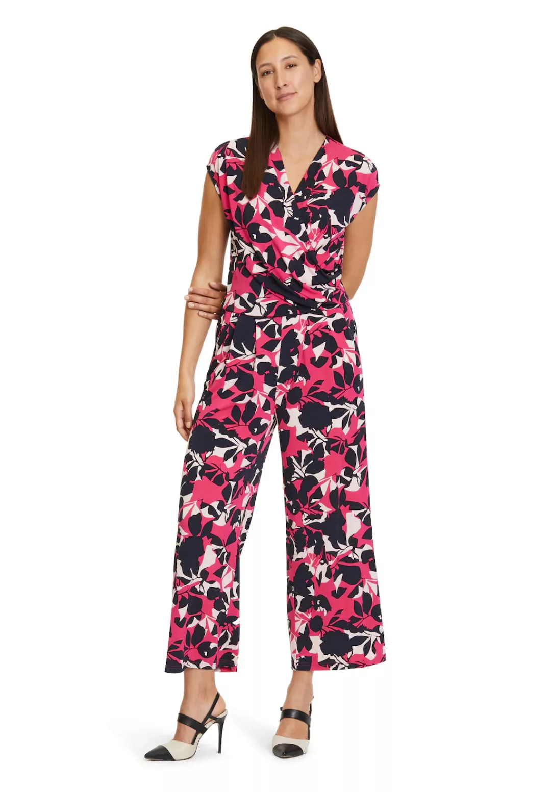 Vera Mont Overall "Vera Mont Jumpsuit mit Blumenprint", (1 tlg.), Druck günstig online kaufen