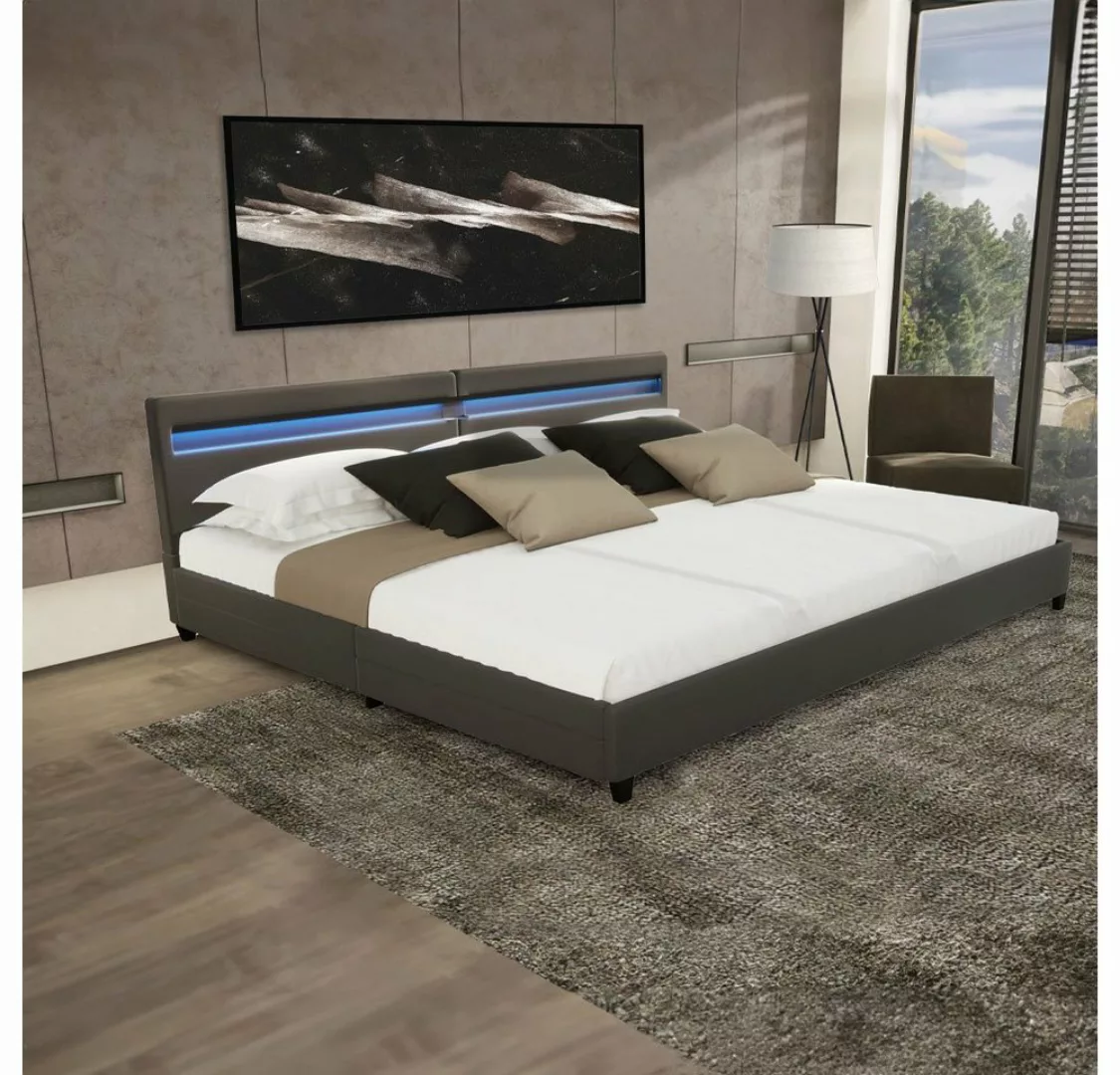 HOME DELUXE Bett LED Bett NUBE mit Schubladen 200 x 200 cm & 270 x 200 cm ( günstig online kaufen