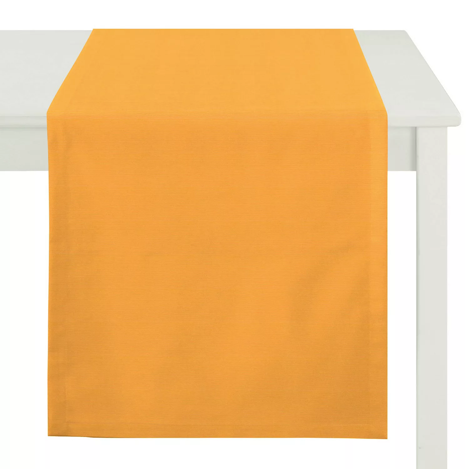 home24 Apelt Tischläufer Kanada Mangogelb Kunstfaser Modern 50x160 cm (BxT) günstig online kaufen
