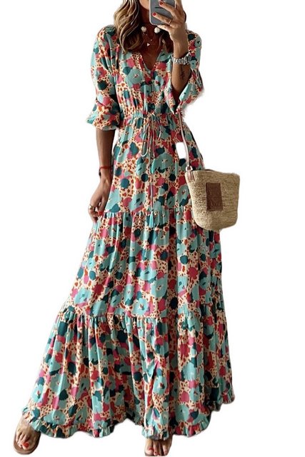 Orient Phoenix Maxikleid Böhmisches langes Kleid, elegantes langes Kleid mi günstig online kaufen