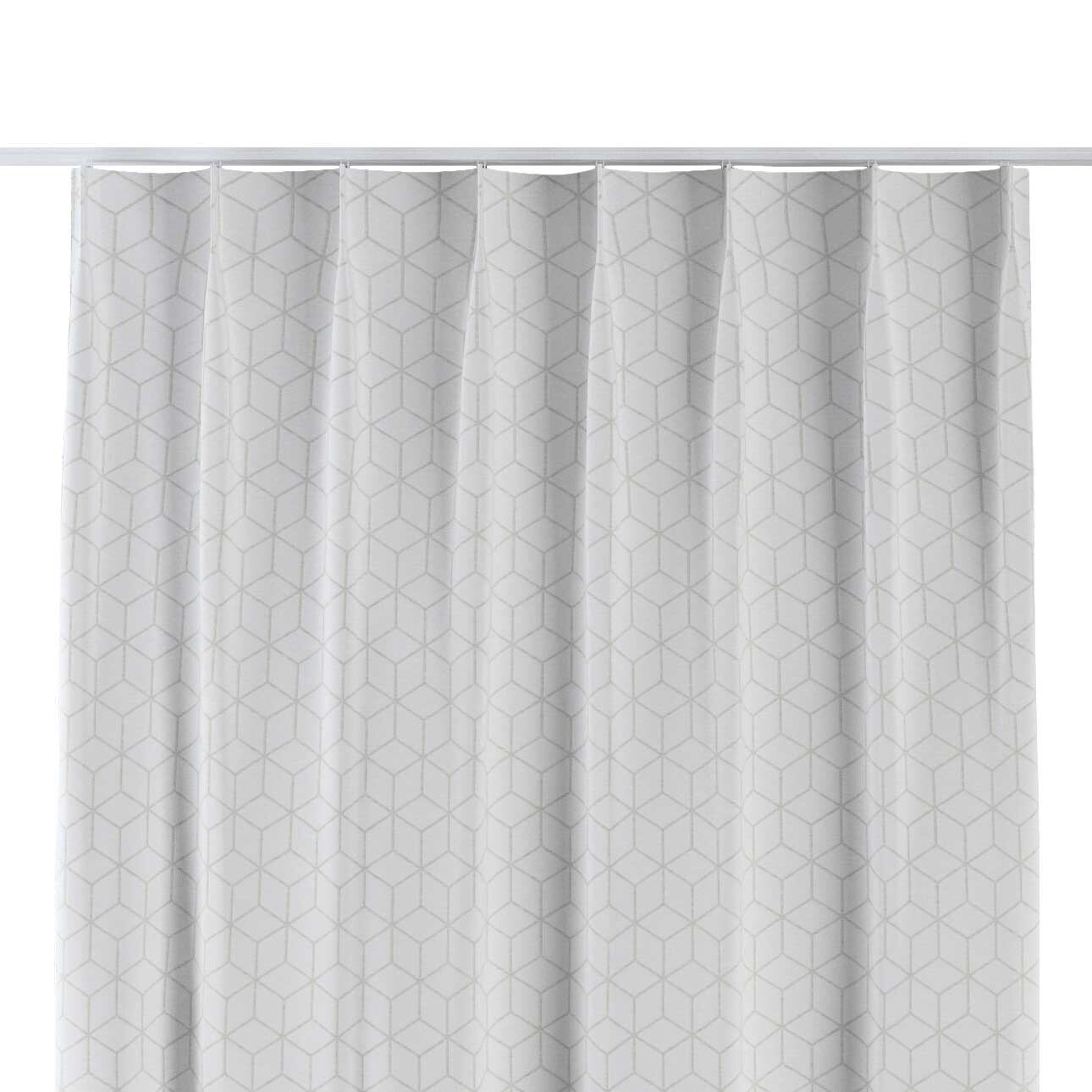 Vorhang mit flämischen 1-er Falten, weiß, Sunny (143-51) günstig online kaufen