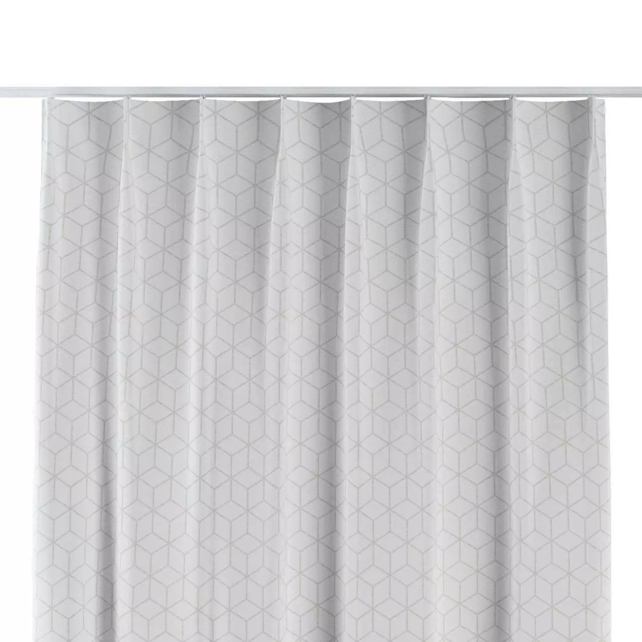 Vorhang mit flämischen 1-er Falten, weiß, Sunny (143-51) günstig online kaufen