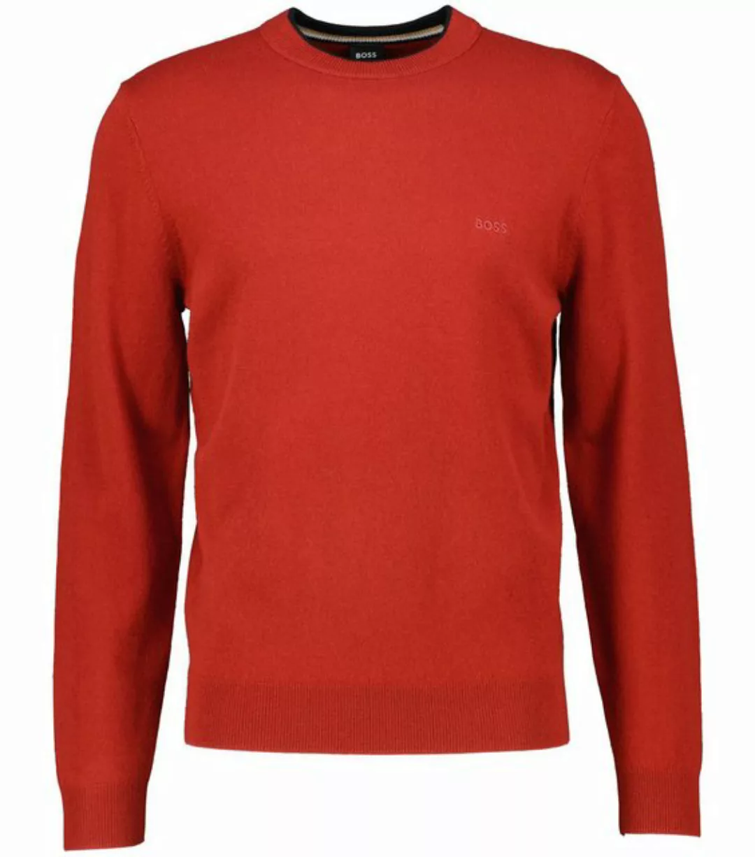 BOSS Strickpullover Herren Strickpullover aus Schurwolle EBACIO (1-tlg) günstig online kaufen