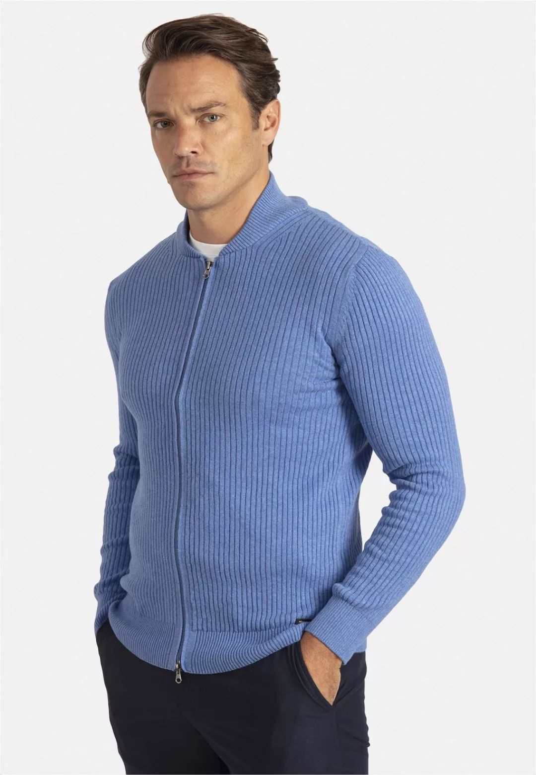 SIR RAYMOND TAILOR Strickjacke "Milan", mit hochwertigem Reißverschluss günstig online kaufen