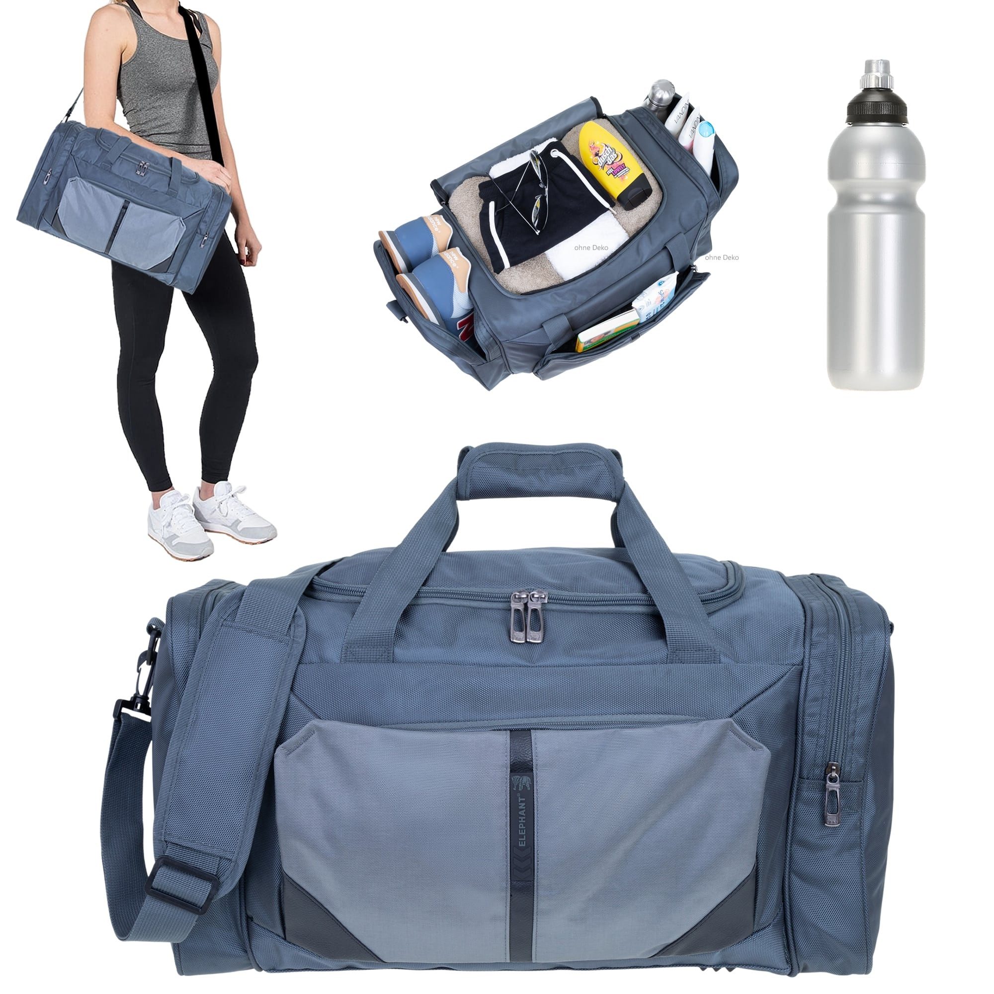 ELEPHANT Sporttasche Reisetasche Sport Tasche Sauna günstig online kaufen
