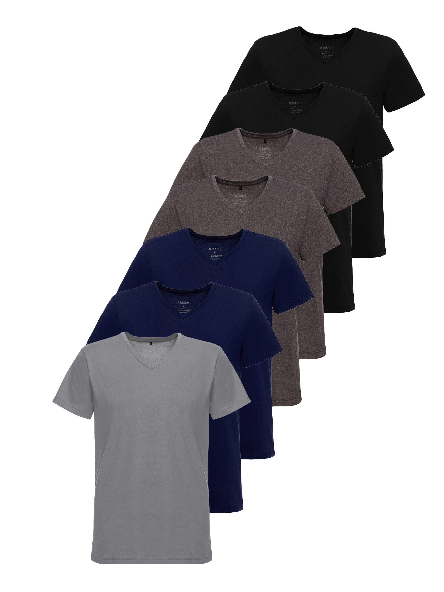 Tazzio T-Shirt E107 (Packung, 7-tlg) Herren günstig online kaufen