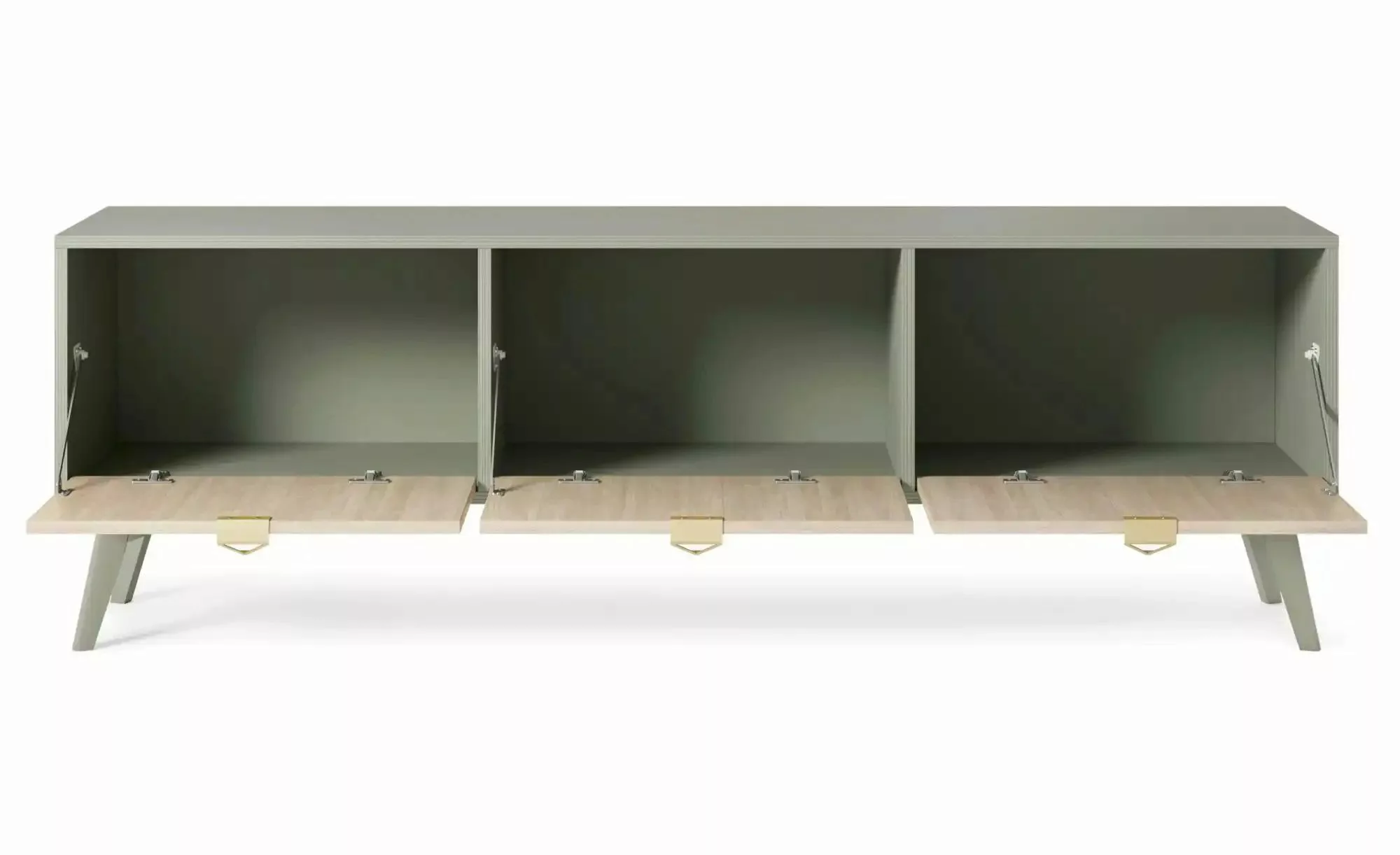 Lowboard  Firr ¦ grün ¦ Maße (cm): B: 158 H: 52 Kommoden & Sideboards > Low günstig online kaufen