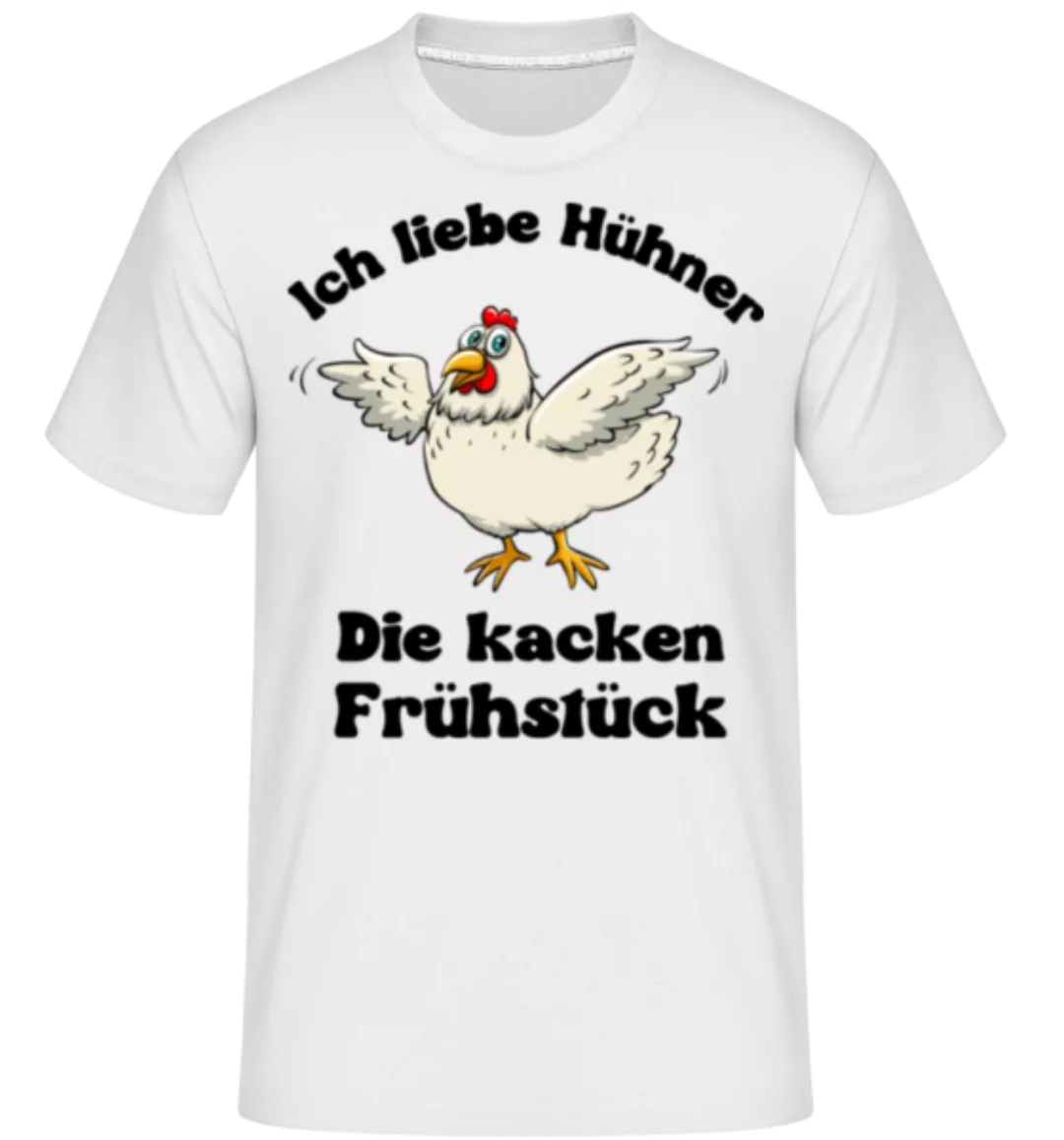 Hühner kacken Frühstück · Shirtinator Männer T-Shirt günstig online kaufen