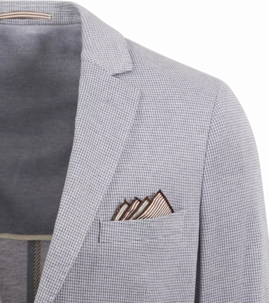 Suitable Anzug Flex Pied De Poule Blau - Größe 50 günstig online kaufen