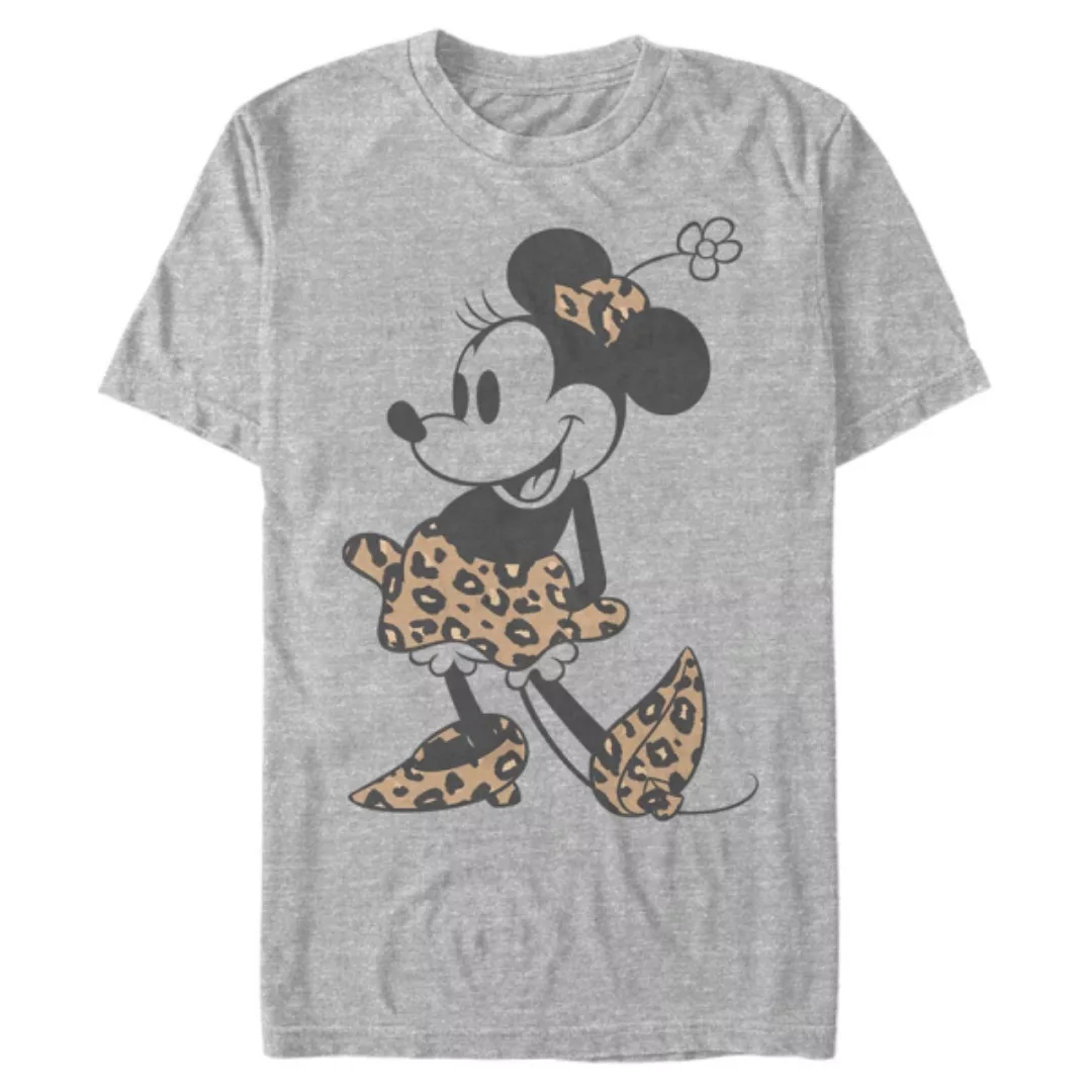 Disney Classics - Micky Maus - Minnie Maus Leopard Mouse - Männer T-Shirt günstig online kaufen