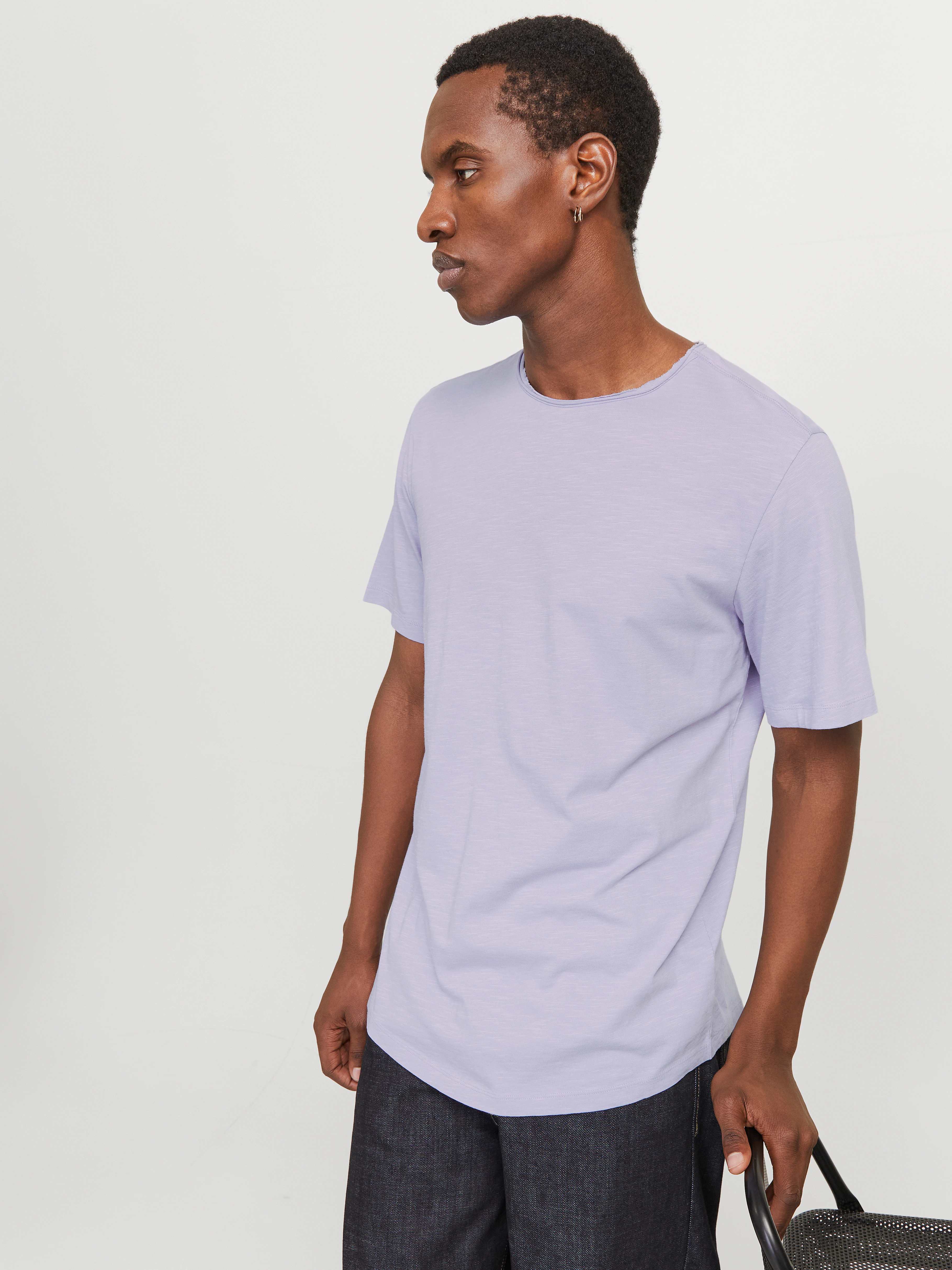 Jack & Jones Rundhalsshirt "JJEBASHER TEE O-NECK SS NOOS", mit Rundhalsauss günstig online kaufen