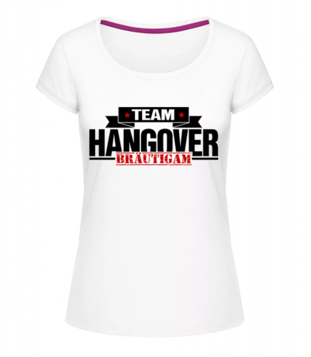 Team Hangover Bräutigam · Frauen T-Shirt U-Ausschnitt günstig online kaufen
