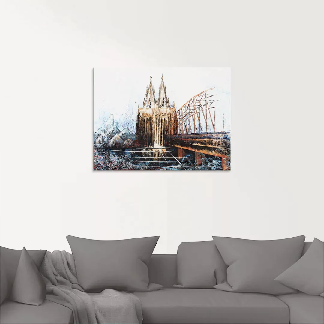 Artland Glasbild »Köln Impression«, Deutschland, (1 St.), in verschiedenen günstig online kaufen