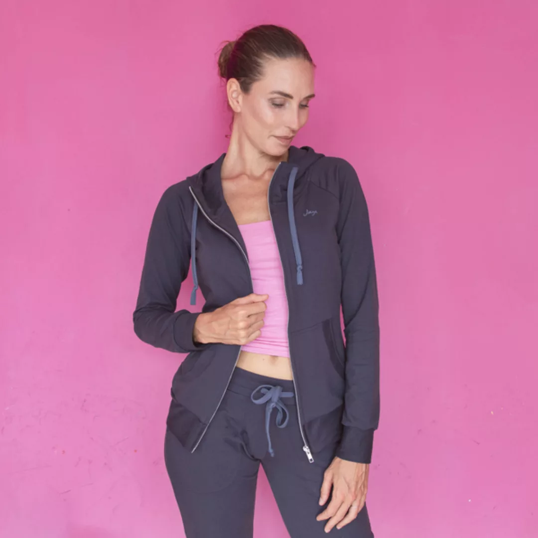 Jackie Uni - Damen - Jacke Mit Kapuze Für Yoga Und Freizeit Aus Biobaumwoll günstig online kaufen