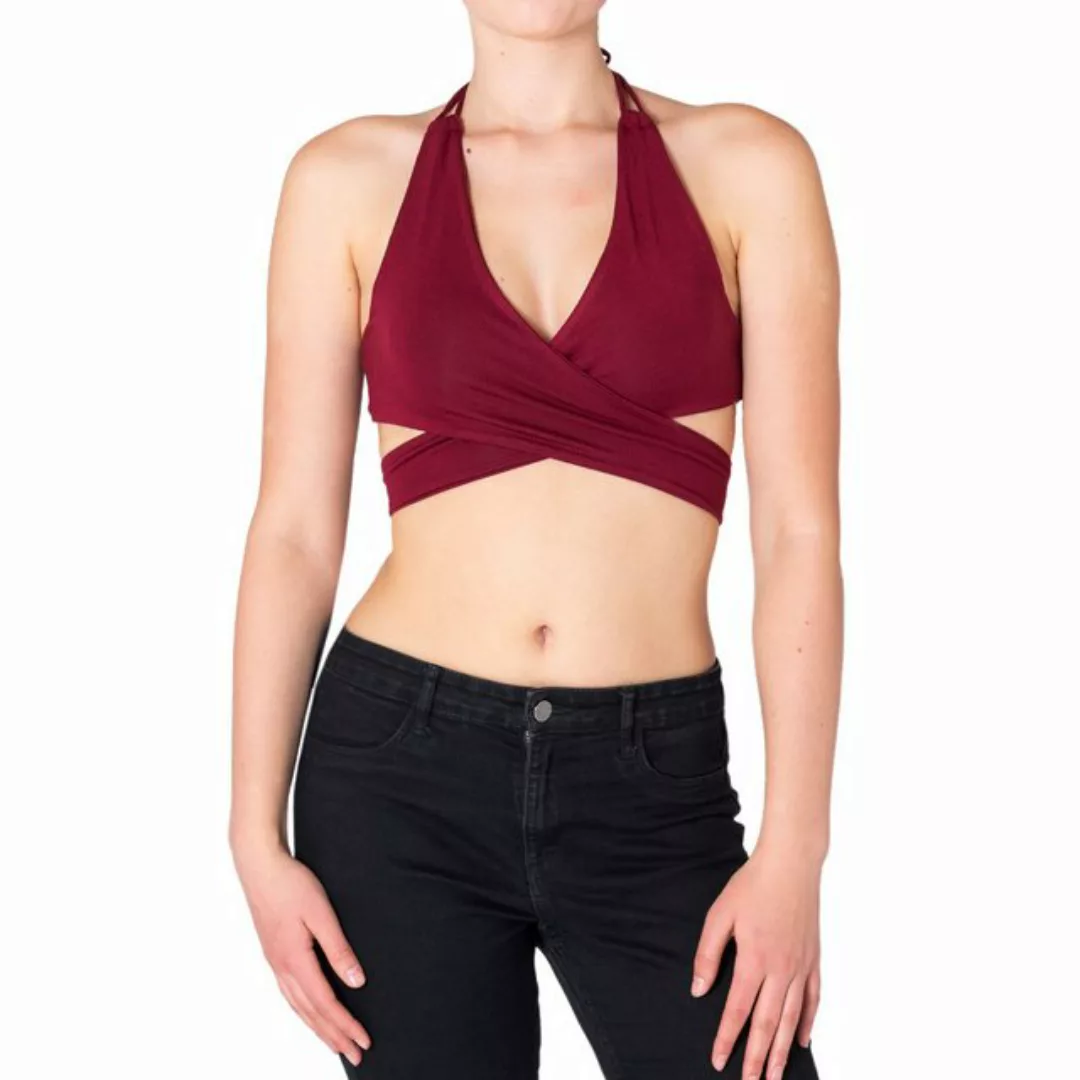 PANASIAM Crop-Top Neckholder Crop-Top für Damen Tanktop mit Cut-Outs Basic günstig online kaufen