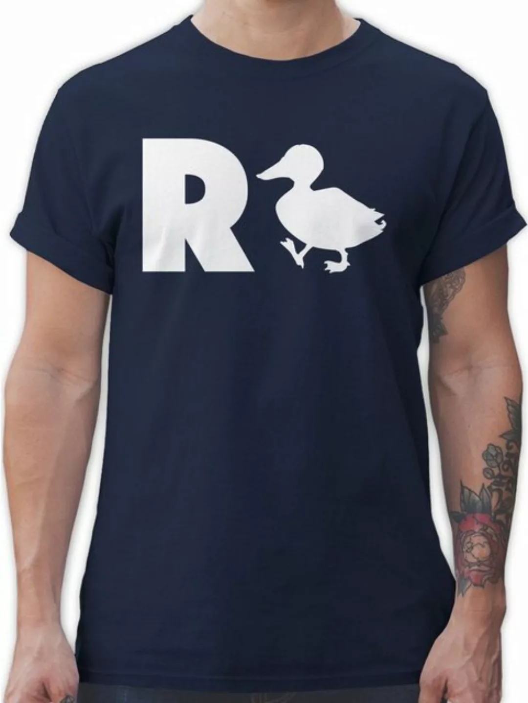 Shirtracer T-Shirt R Ente - Geschenk Rente Ruhestand Rentner Rente günstig online kaufen