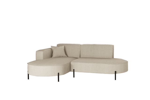 Kaiser Möbel Ecksofa Sofa L-Form Designer Modena Rein stoff Noel, Quelle, P günstig online kaufen