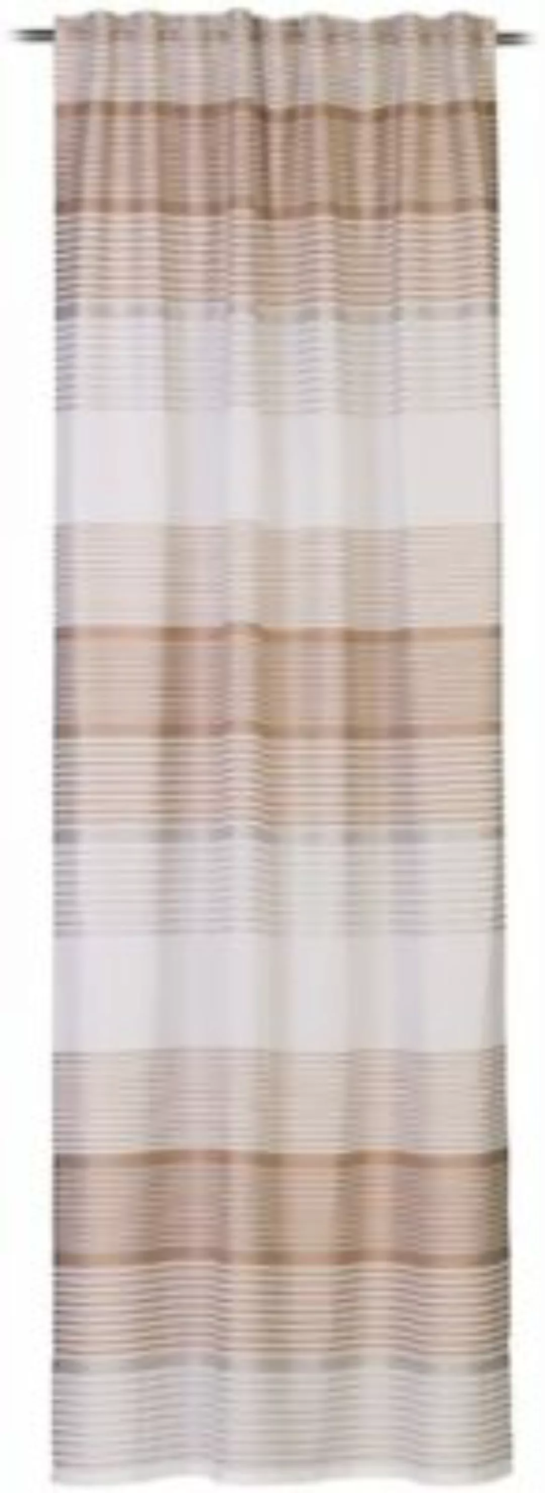 Gözze "Vorhang mit verdeckter Schlaufe ""Modesto"" 140x245 cm" braun Gr. 14 günstig online kaufen
