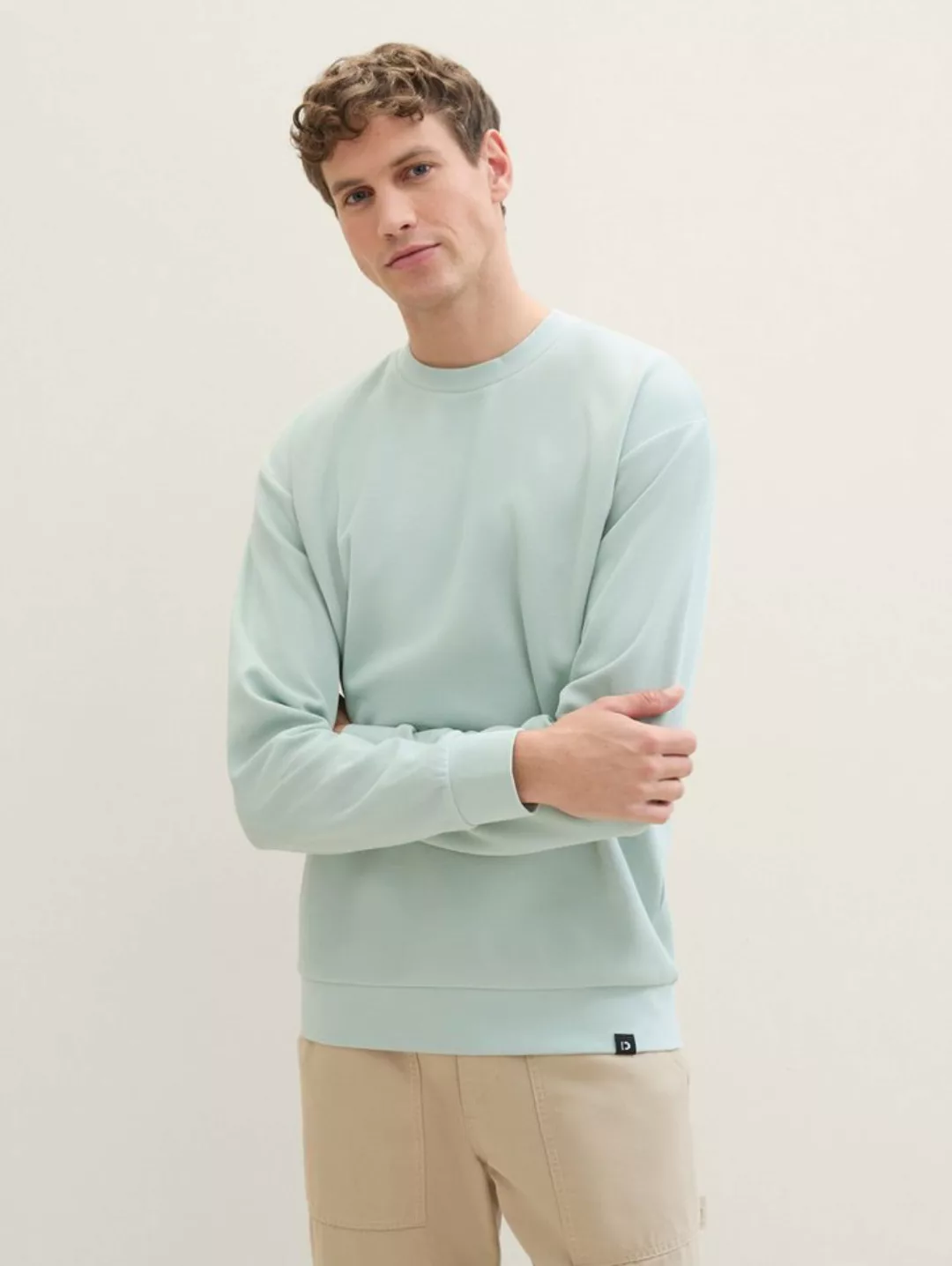 TOM TAILOR Denim Sweatshirt Sweatshirt mit Struktur günstig online kaufen