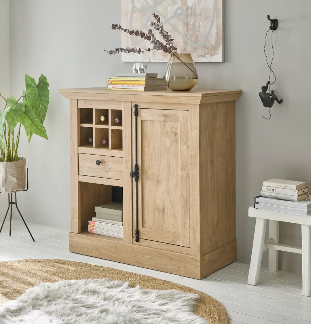 Home affaire Highboard "Cornwall, Kommode im Landhausstil, Schrank, Sideboa günstig online kaufen