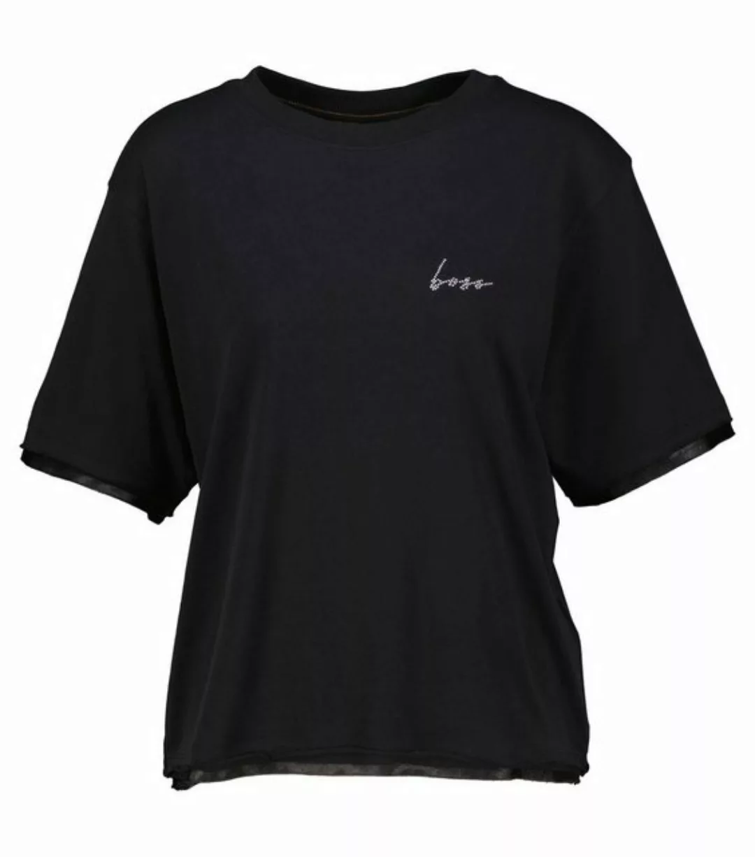BOSS T-Shirt Damen T-Shirt C-ENIS_SATIN EDGE (1-tlg) günstig online kaufen