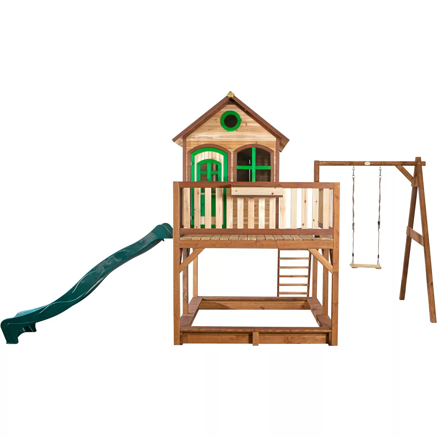 AXI Spielhaus Liam braun B/H/L: ca. 541x291x277 cm günstig online kaufen