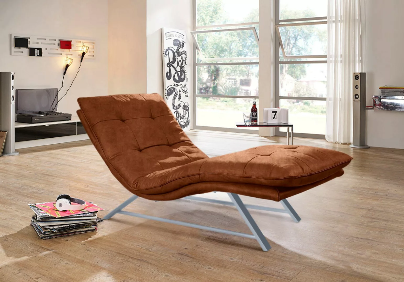 W.SCHILLIG Relaxliege »daily dreams«, in Waffelkissen-Optik, wahlweise mit günstig online kaufen