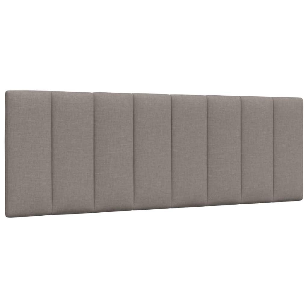 vidaXL Bett, Kopfteil-Kissen Taupe 140 cm günstig online kaufen