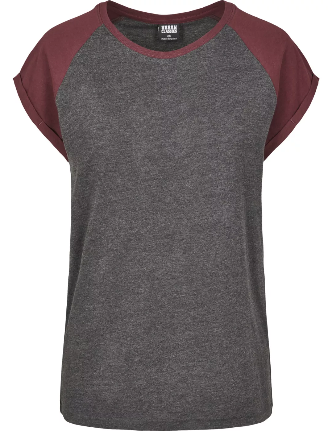 Urban Classics T-Shirt LADIES CONTRAST RAGLAN TEE TB1913 Schwarz Camouflage günstig online kaufen