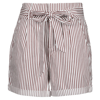 Vero Moda Eva Paperbag Cot Shorts Hosen XL Snow White / Stripes Sable günstig online kaufen