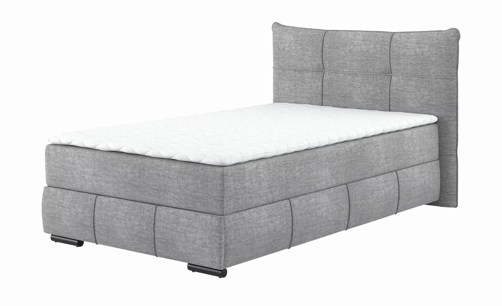 Boxbett  Margam ¦ silber ¦ Maße (cm): B: 145 H: 109 Betten > Polsterbetten günstig online kaufen