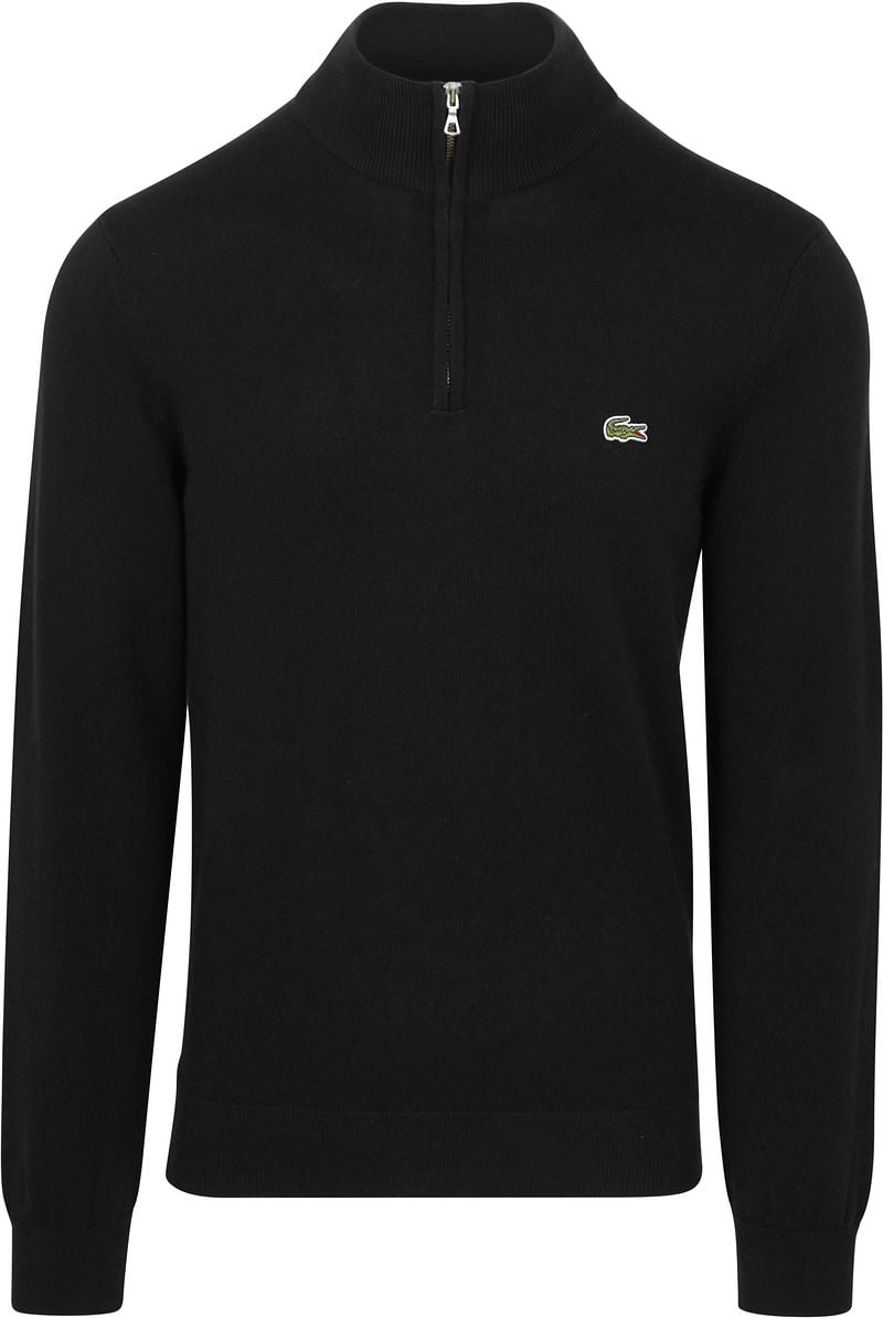 Lacoste Pullover Zipper Schwarz - Größe M günstig online kaufen