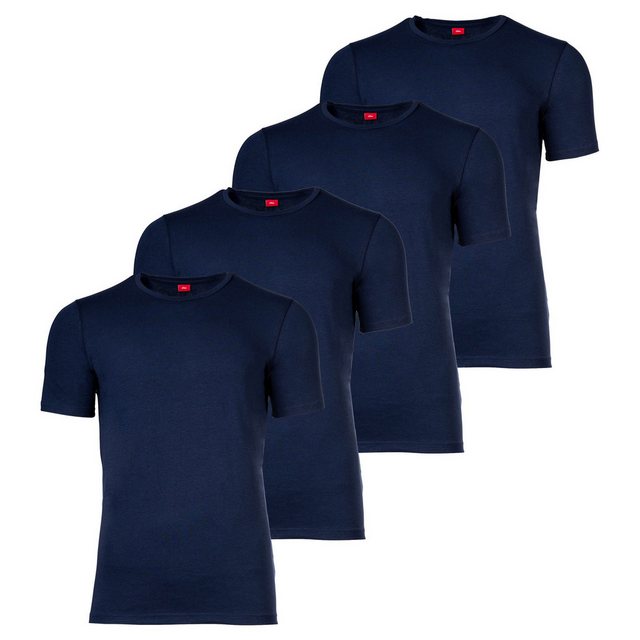 s.Oliver T-Shirt Herren T-Shirt, 4er Pack - Basic, Rundhals, (Packung, 4er günstig online kaufen