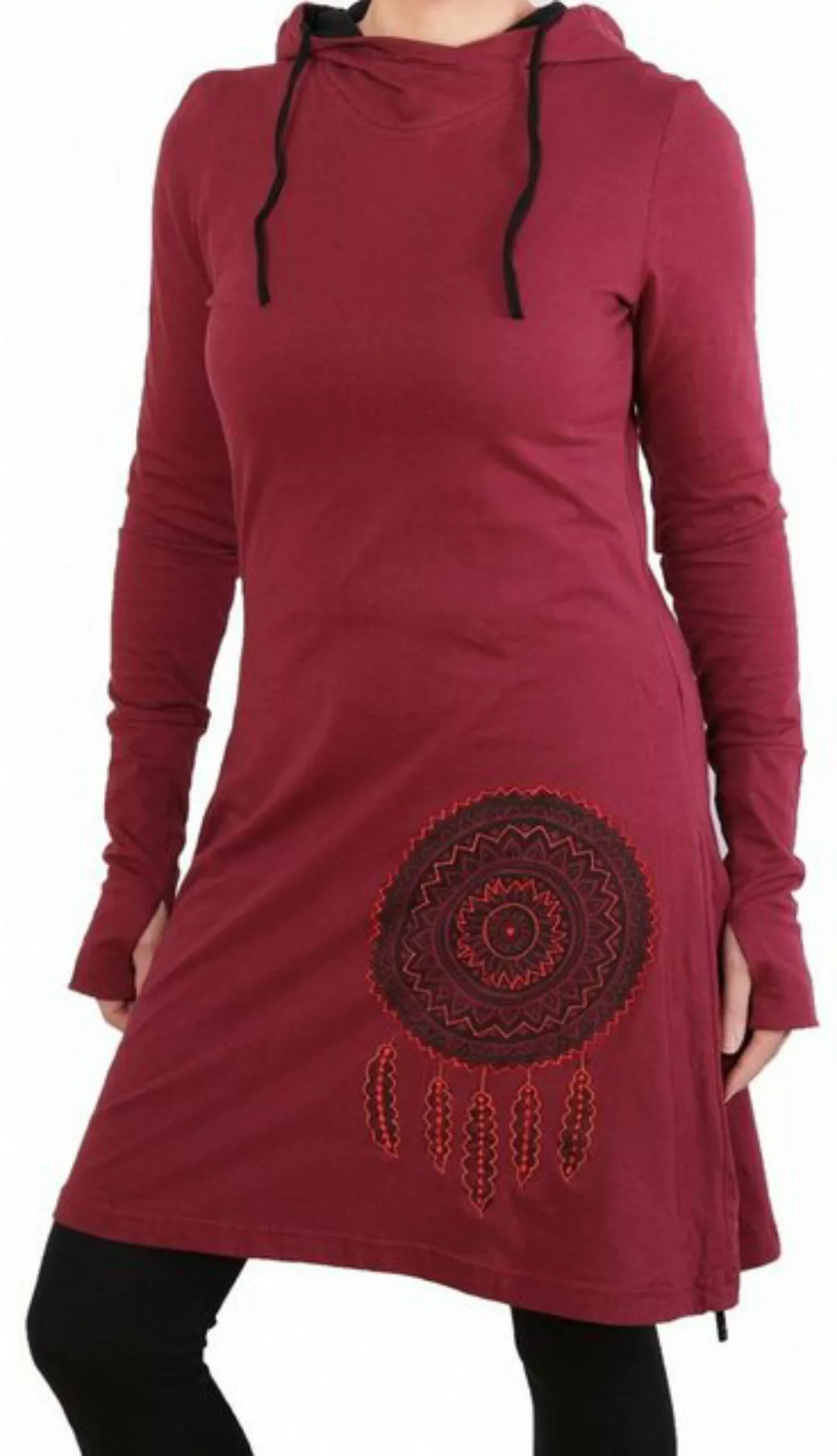 PUREWONDER A-Linien-Kleid Kapuzenkleid Hoodiekleid dr41 Jersey günstig online kaufen