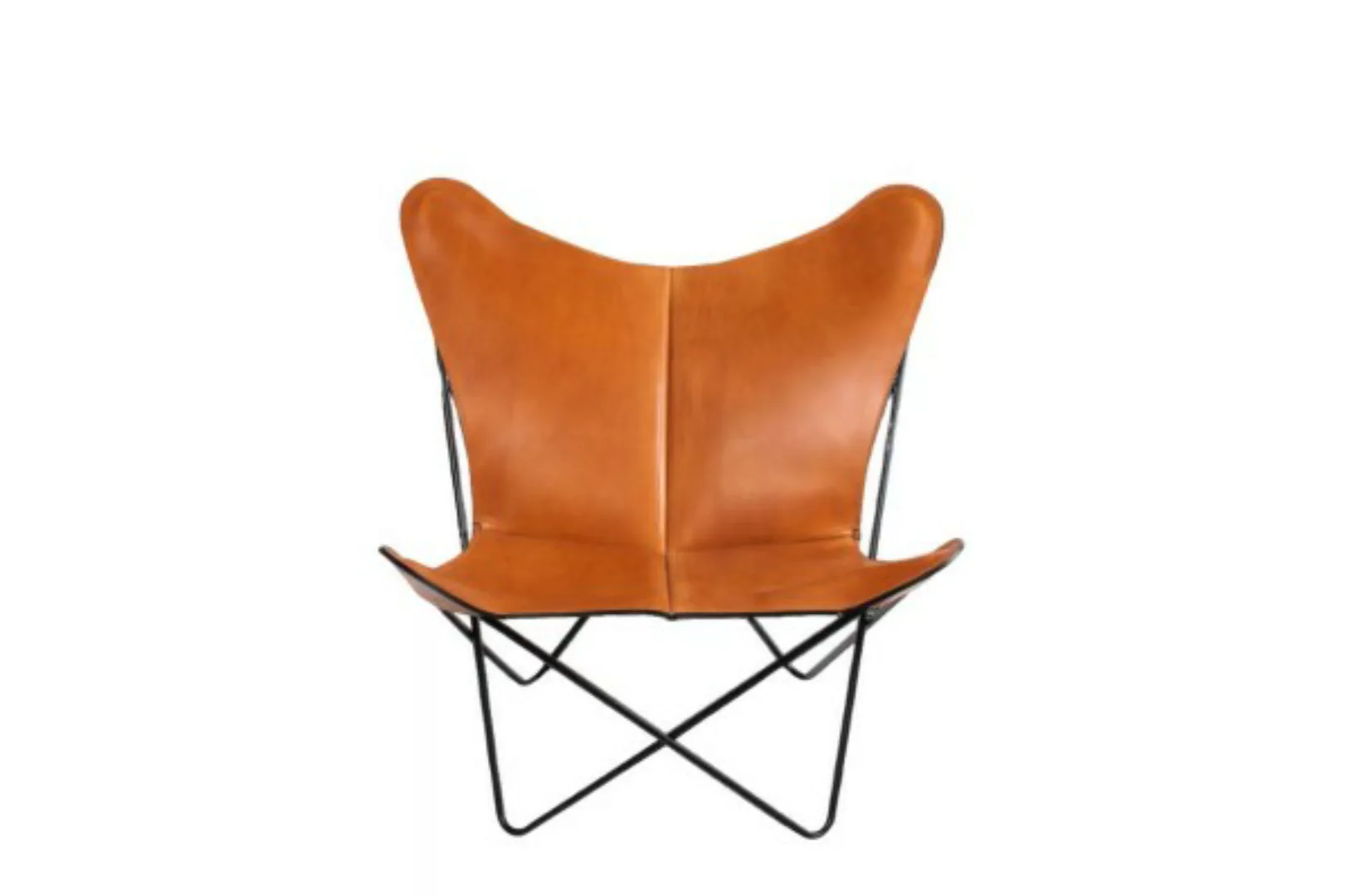 TRIFOLIUM Chair - Premiumsessel Stahl schwarz, Haselnuss günstig online kaufen