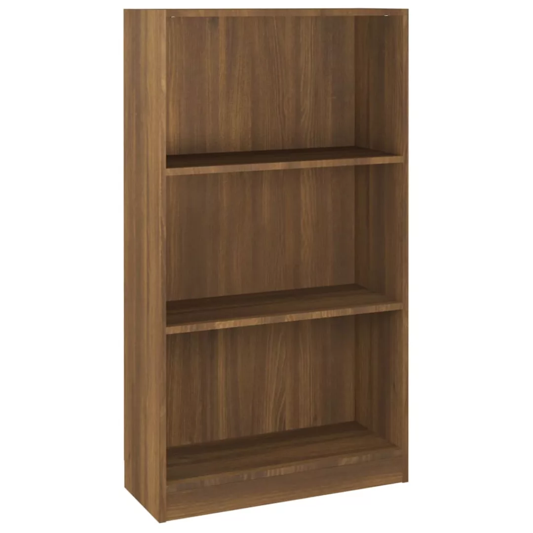 Vidaxl Bücherregal Braun Eiche 60x24x109 Cm Holzwerkstoff günstig online kaufen