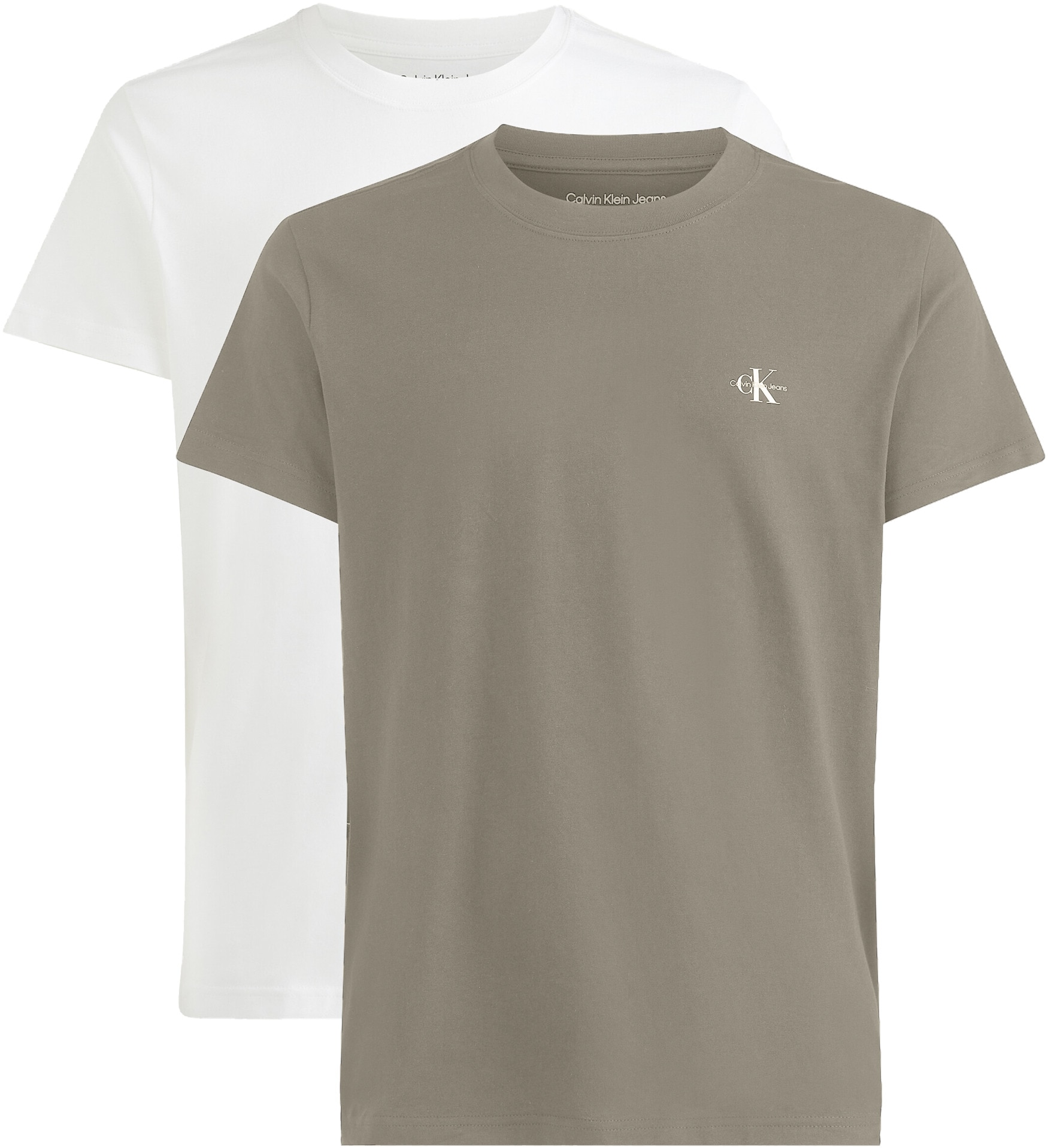 Calvin Klein Jeans T-Shirt "2 PACK MONOLOGO T-SHIRT", mit Rundhalsausschnit günstig online kaufen