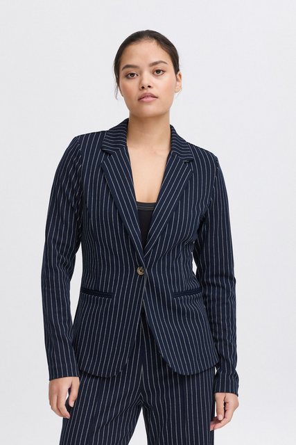 Ichi Kurzblazer IXKATE PINSTRIPED BL stylischer Blazer mit Streifen günstig online kaufen