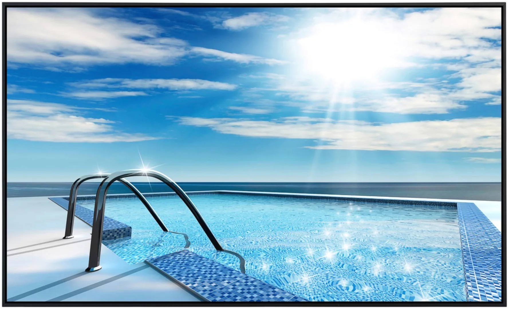 Papermoon Infrarotheizung »Schwimmbad«, sehr angenehme Strahlungswärme günstig online kaufen