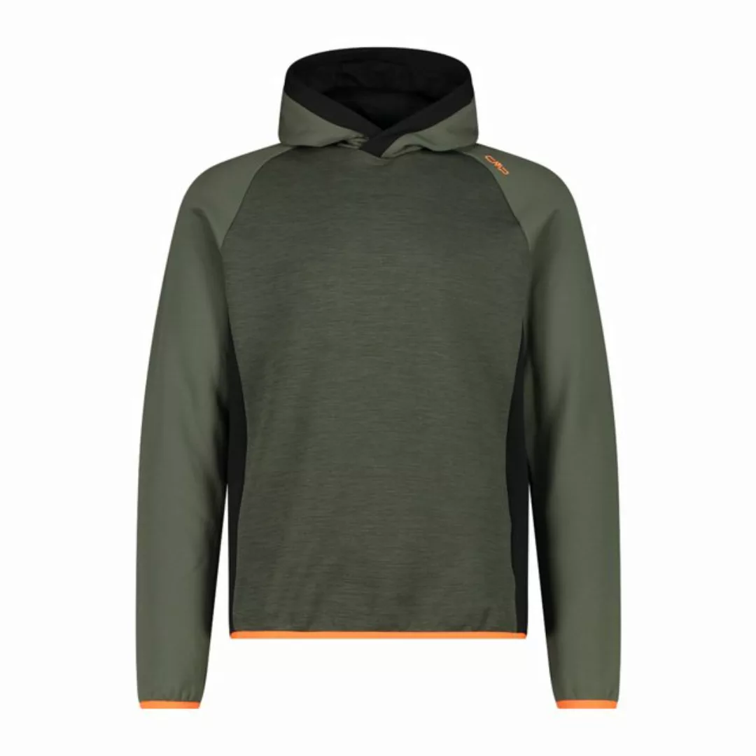 CMP Kapuzensweatshirt Herren Stretch Performance Hoodie olive melange günstig online kaufen