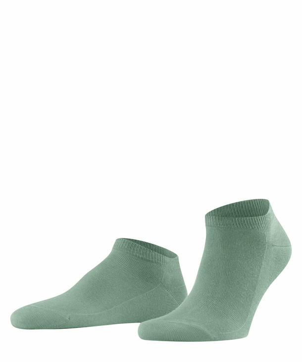 FALKE Family Herren Sneakersocken, 43-46, Grün, Uni, Baumwolle, 14612-75380 günstig online kaufen