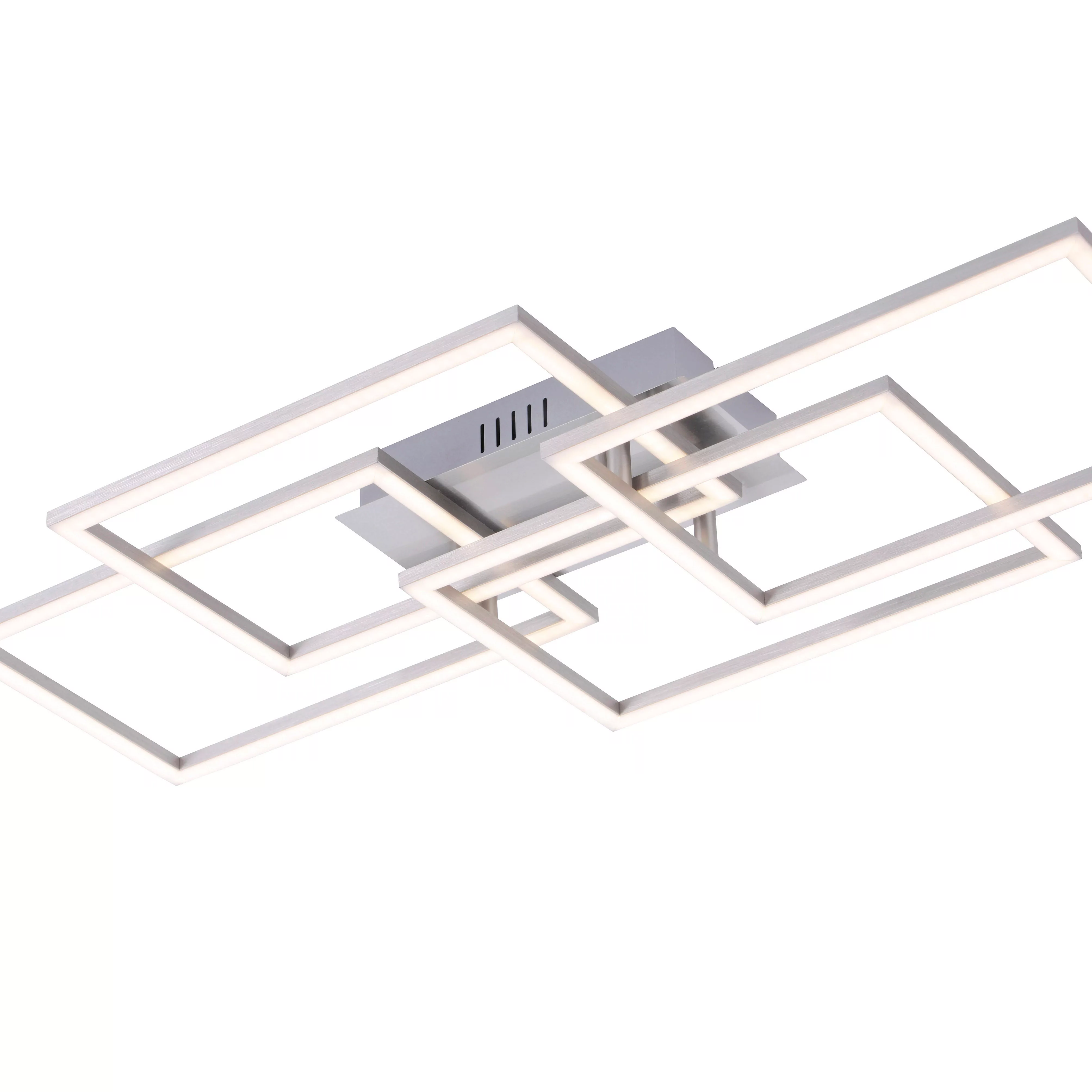 LED-Deckenleuchte Iven, dim, stahl, 70x34,5cm günstig online kaufen