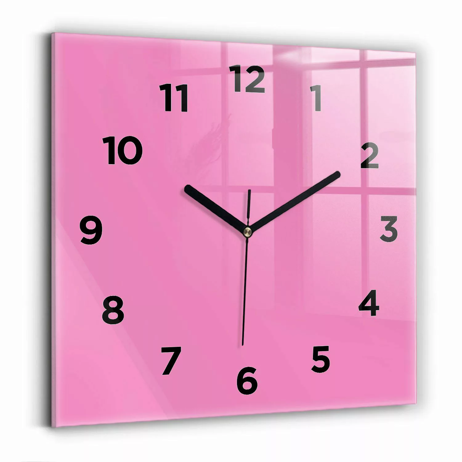Tulup Wanduhr Glasuhr Modernistische Glaswanduhr 30x30cm günstig online kaufen