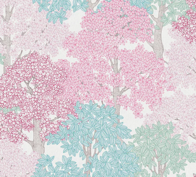 Architects Paper Vliestapete »Floral Impression«, floral-botanisch-Wald, Bl günstig online kaufen