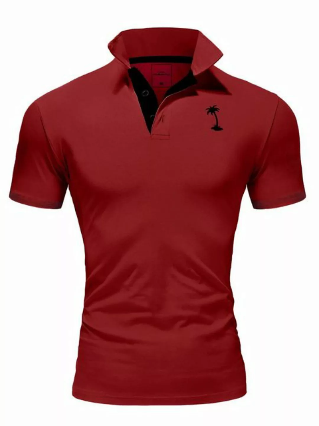 behype Poloshirt PALMSON mit kontrastfarbigen Details günstig online kaufen
