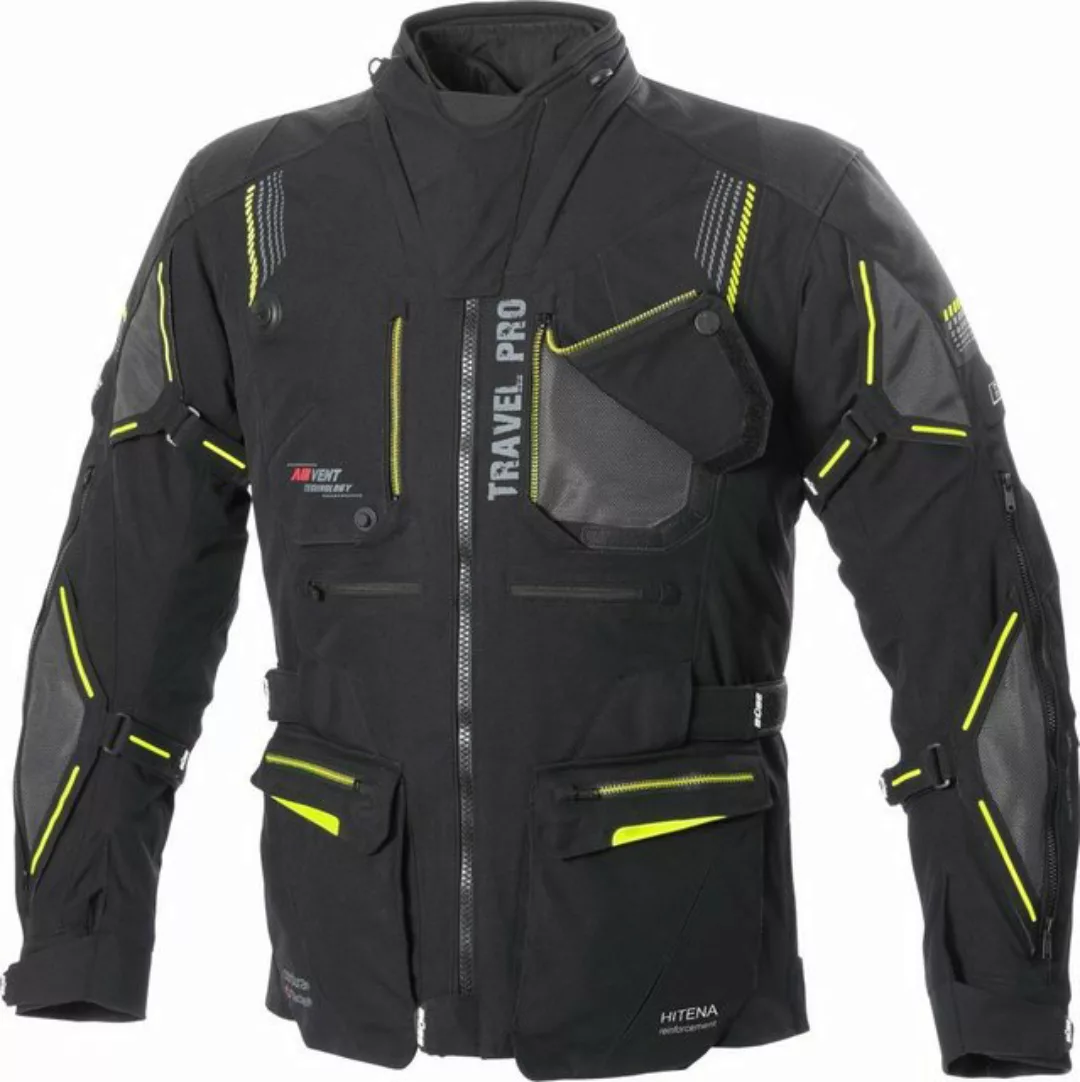 Büse Motorradjacke Büse Travel Pro Textiljacke schwarz / hellgrau Herren 58 günstig online kaufen