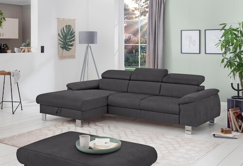 COTTA Polstergarnitur »Komaris L-Form«, (Set), Set bestehend aus: Ecksofa m günstig online kaufen