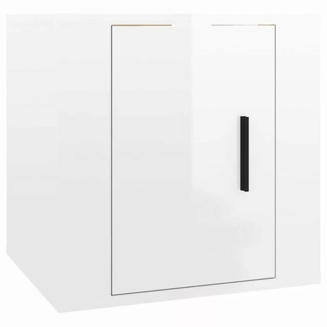 furnicato TV-Schrank TV-Wandschrank Hochglanz-Weiß 40x34,5x40 cm (1-St) günstig online kaufen